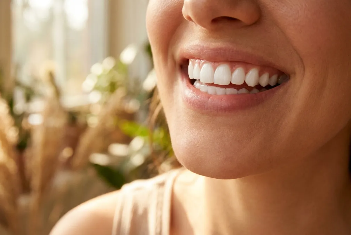 Sonrisa sana y radiante